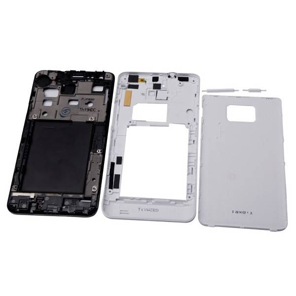 SamSung Galaxy S2 i9100 Full Housing Battery Back Cover Button White